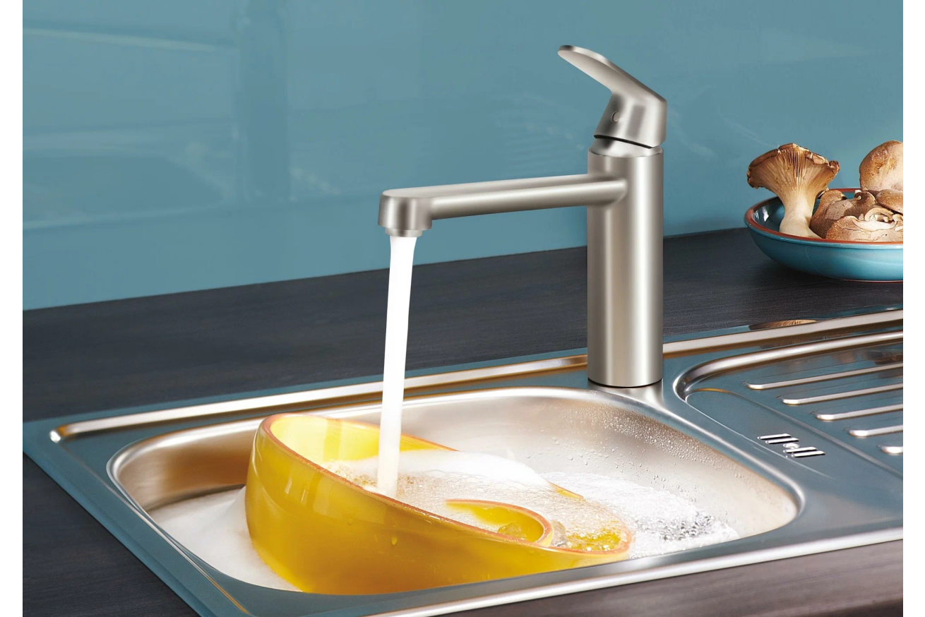 Смеситель для кухни GROHE Eurosmart Cosmopolitan, суперсталь (30193DC0)