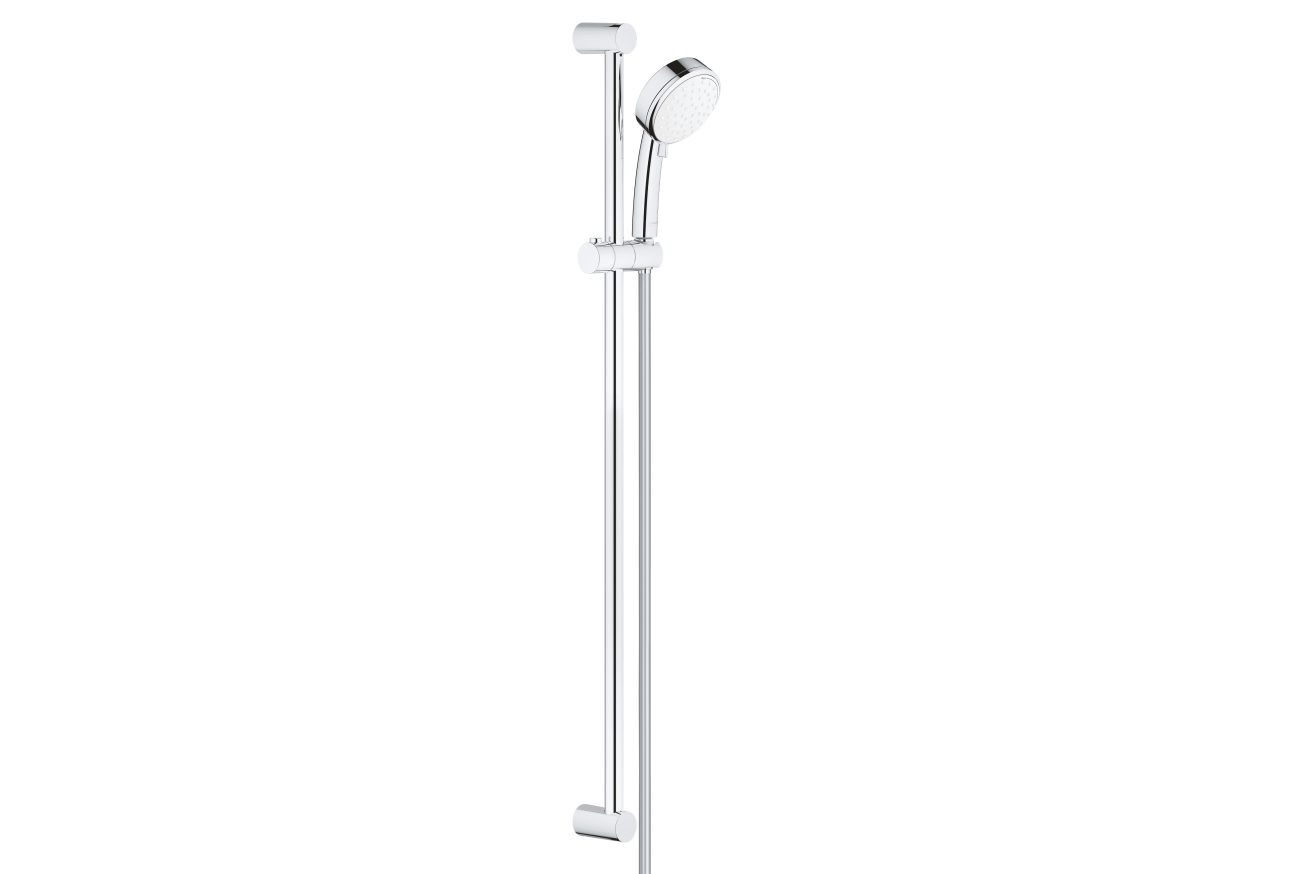 Душевой гарнитур GROHE Tempesta Cosmopolitan 100, 2 режима струи, душевая штанга 900 мм, 5,7 л/мин, хром (27788002)