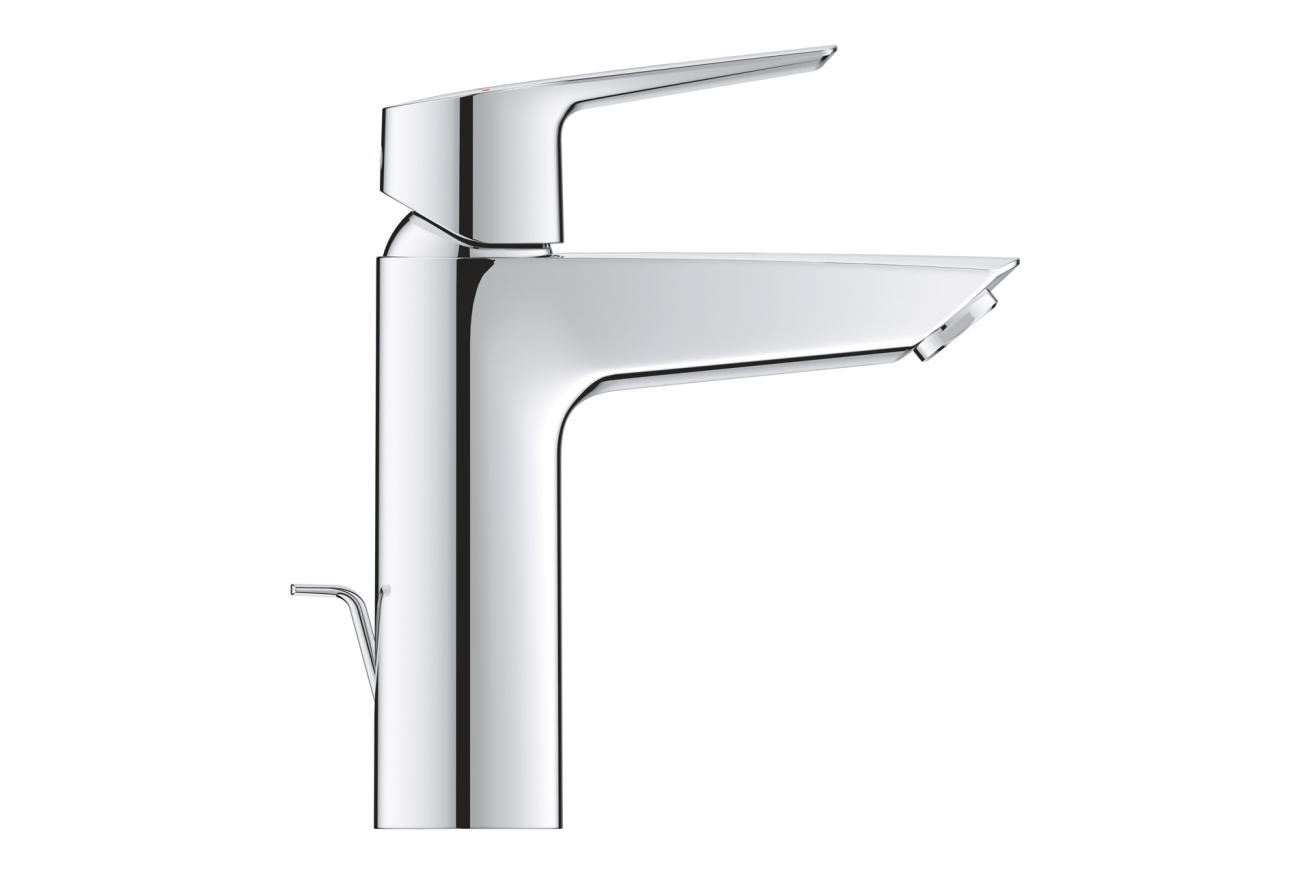 Смеситель для раковины однорычажный GROHE QuickFix Start с донным клапаном, M-Size, хром, (23552002)