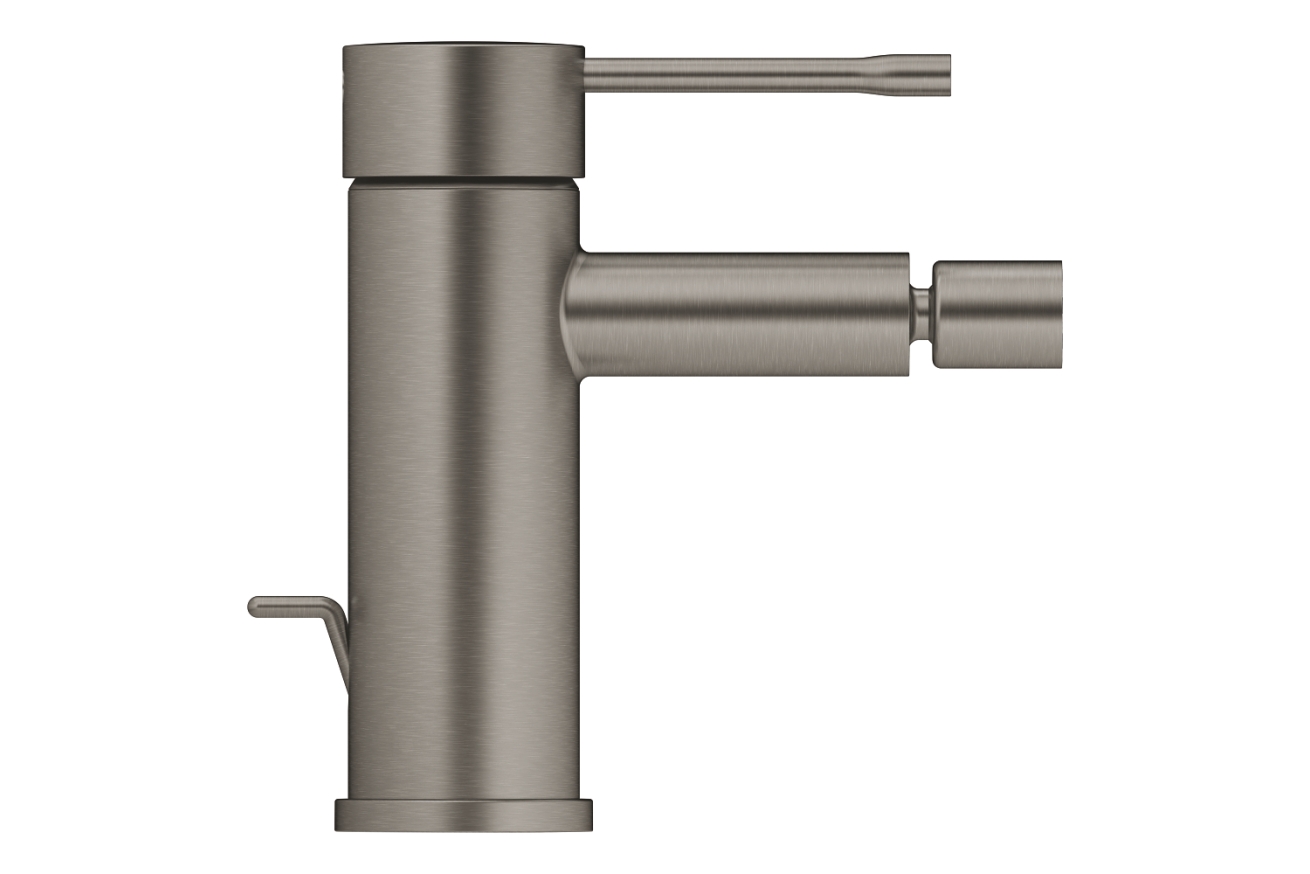 Смеситель для биде GROHE Essence с донным клапаном, темный графит матовый (24178AL1)