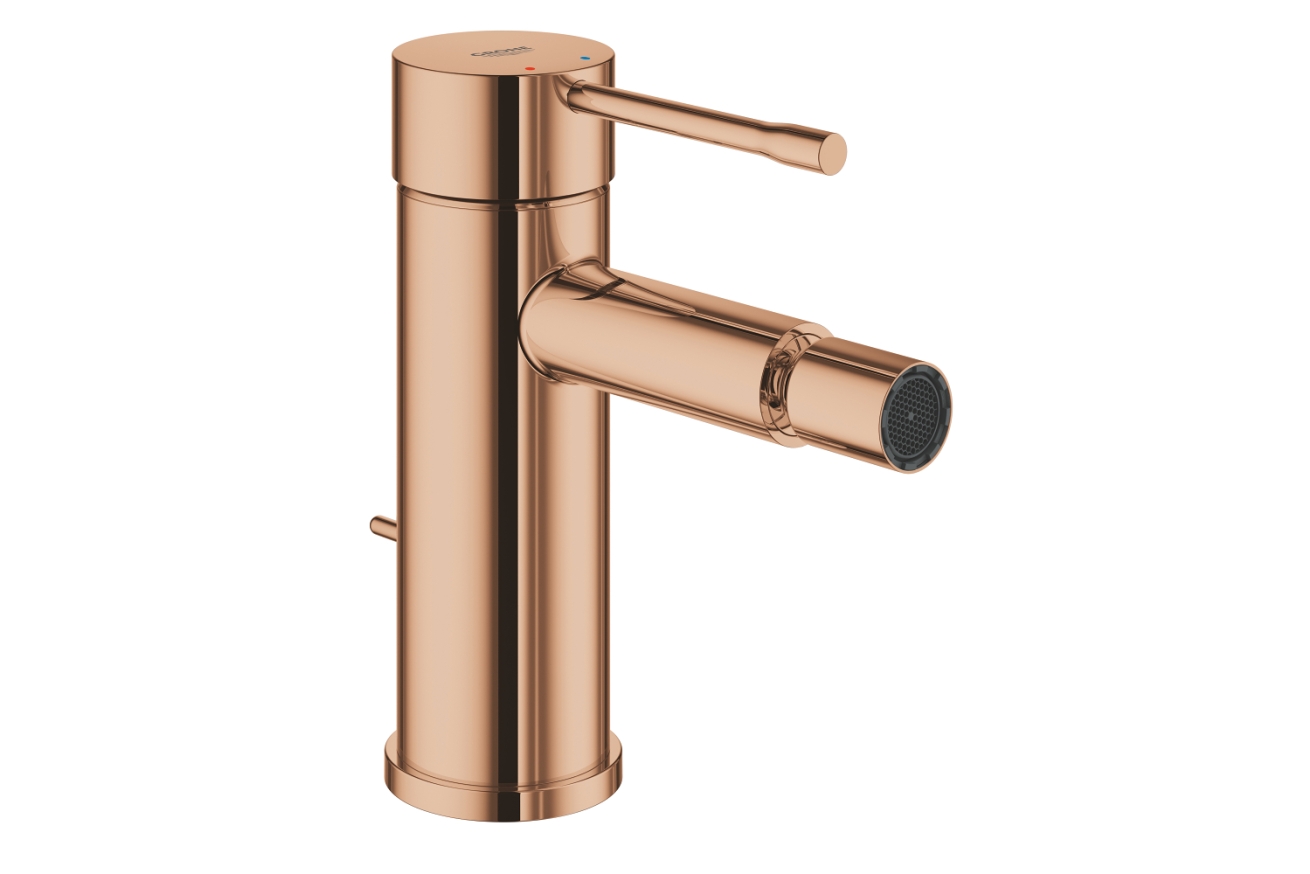 Смеситель для биде GROHE Essence с донным клапаном, теплый закат глянец (24178DA1)