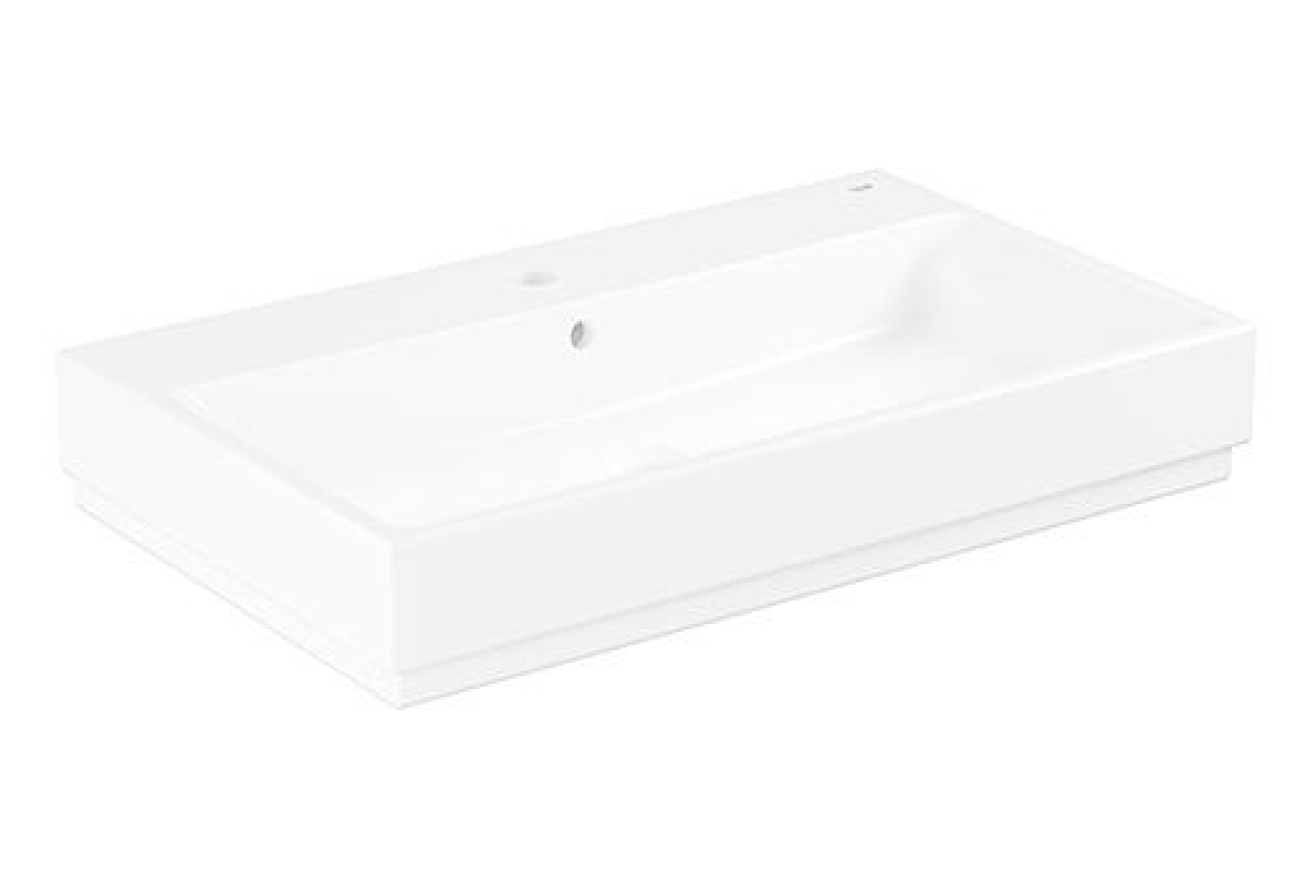 Раковина накладная GROHE Cube Ceramic 80 см, альпин-белый (3947600H)