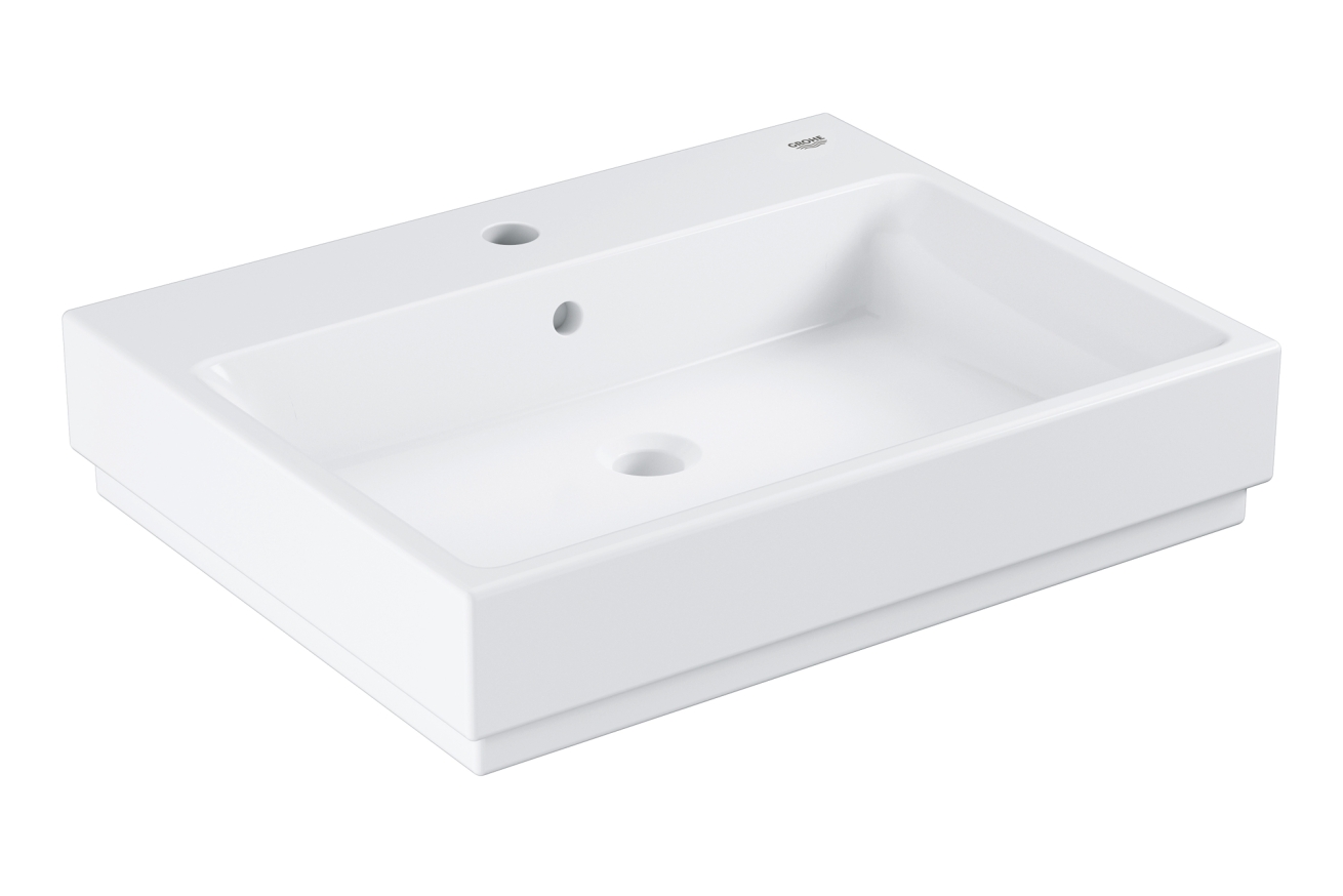 Раковина накладная GROHE Cube Ceramic 60 см, альпин-белый (3947700H)