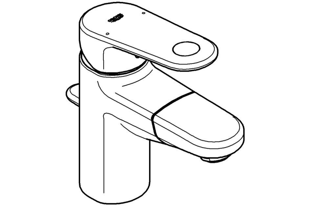 Смеситель для раковины GROHE Europlus, S-size, хром (33155002)