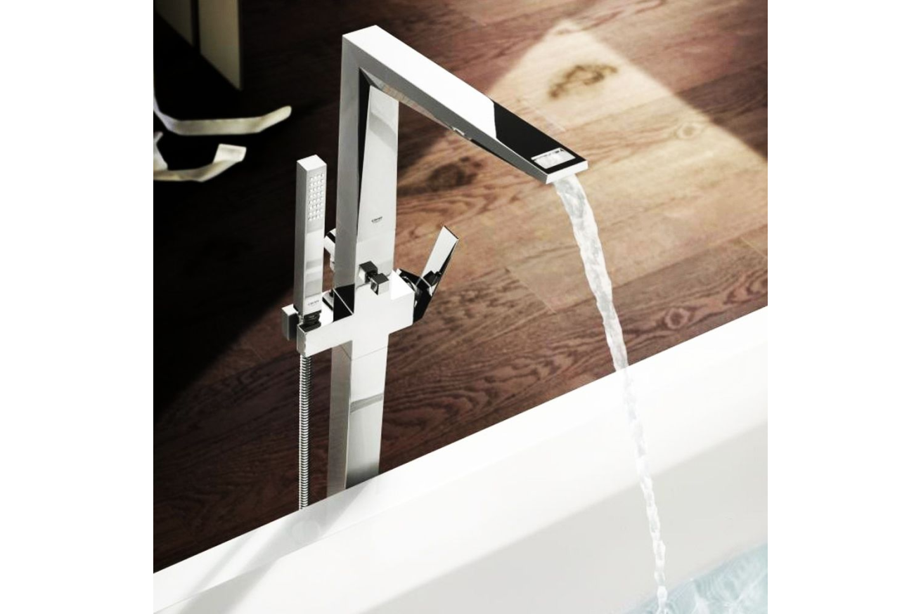 Внешняя часть смесителя для ванны GROHE Allure Brilliant напольного монтажа, хром (23119001)