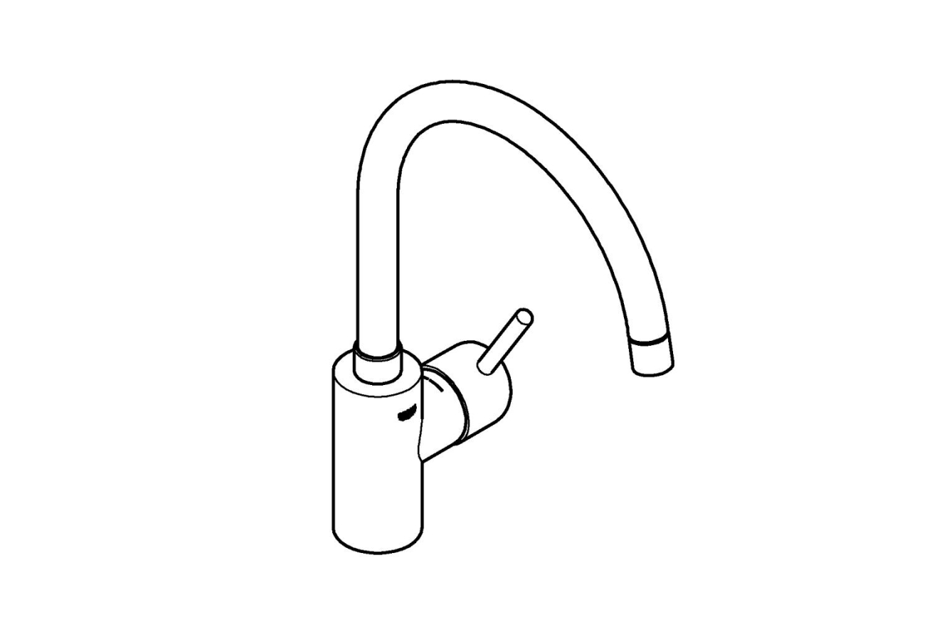Смеситель для кухни GROHE Concetto, хром (32661003)