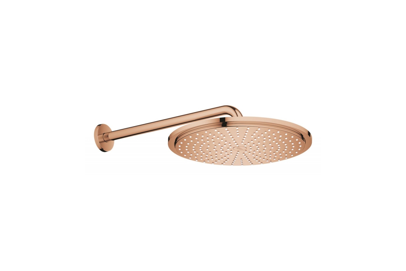 Верхний душ GROHE Rainshower Cosmopolitan 310, 8 л/мин, 1 режим, 380 мм, теплый закат глянец (26066DA0)