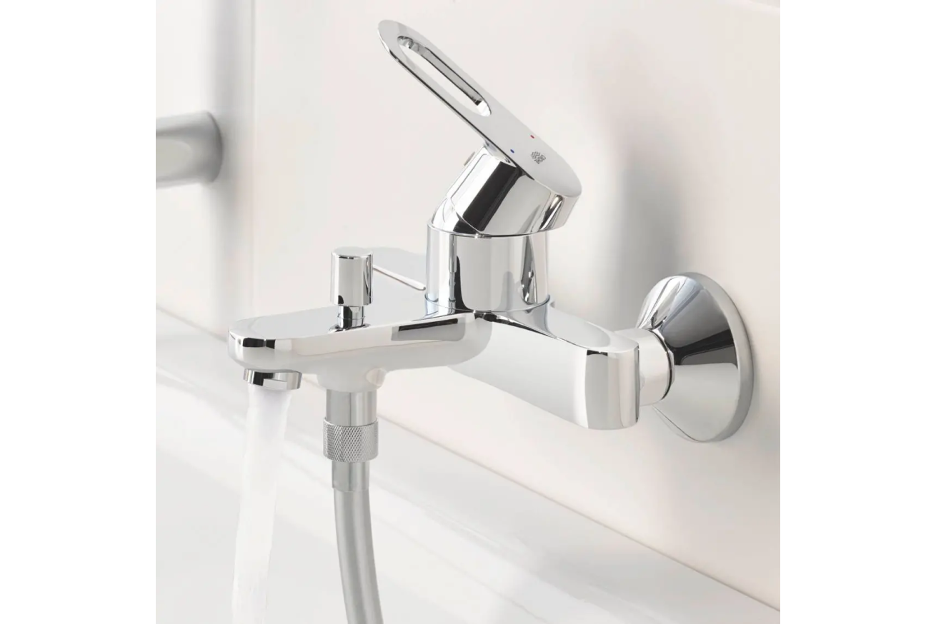 Смеситель для ванны GROHE BauLoop, хром (23603000)