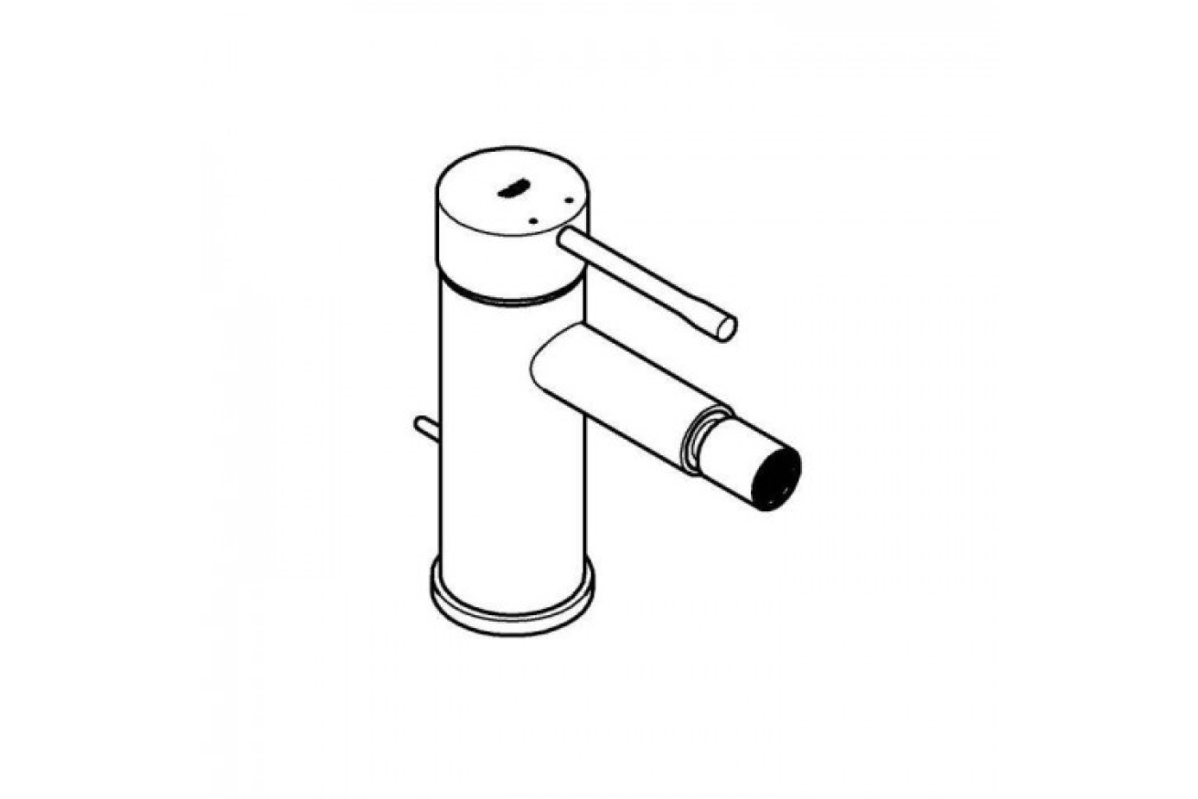 Смеситель для биде GROHE Essence с донным клапаном, никель матовый (24178EN1)