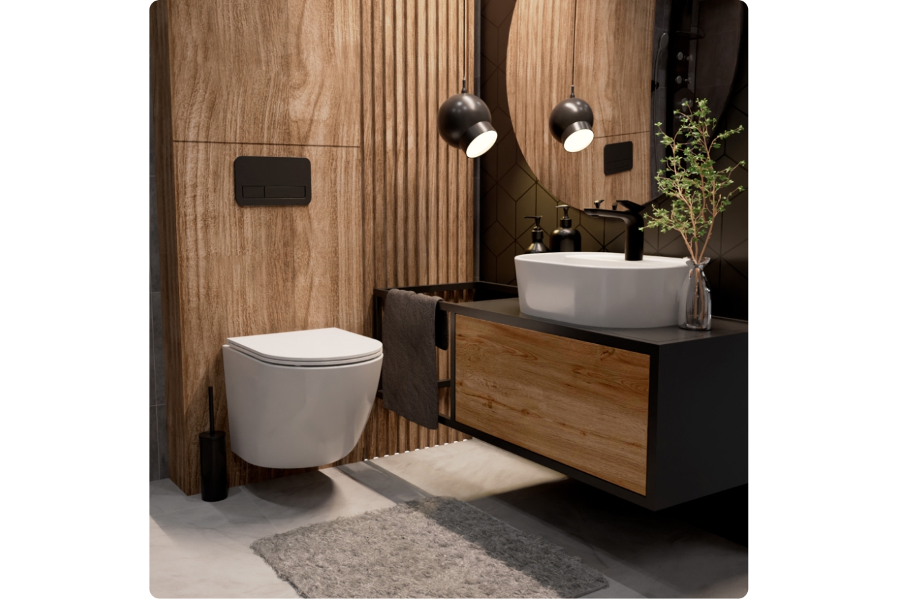 Комплект инсталляции GROHE Rapid SL NW0145/S с унитазом AQUAme AQM2002L и сиденьем с микролифтом, смыв Quiet (NW0271)