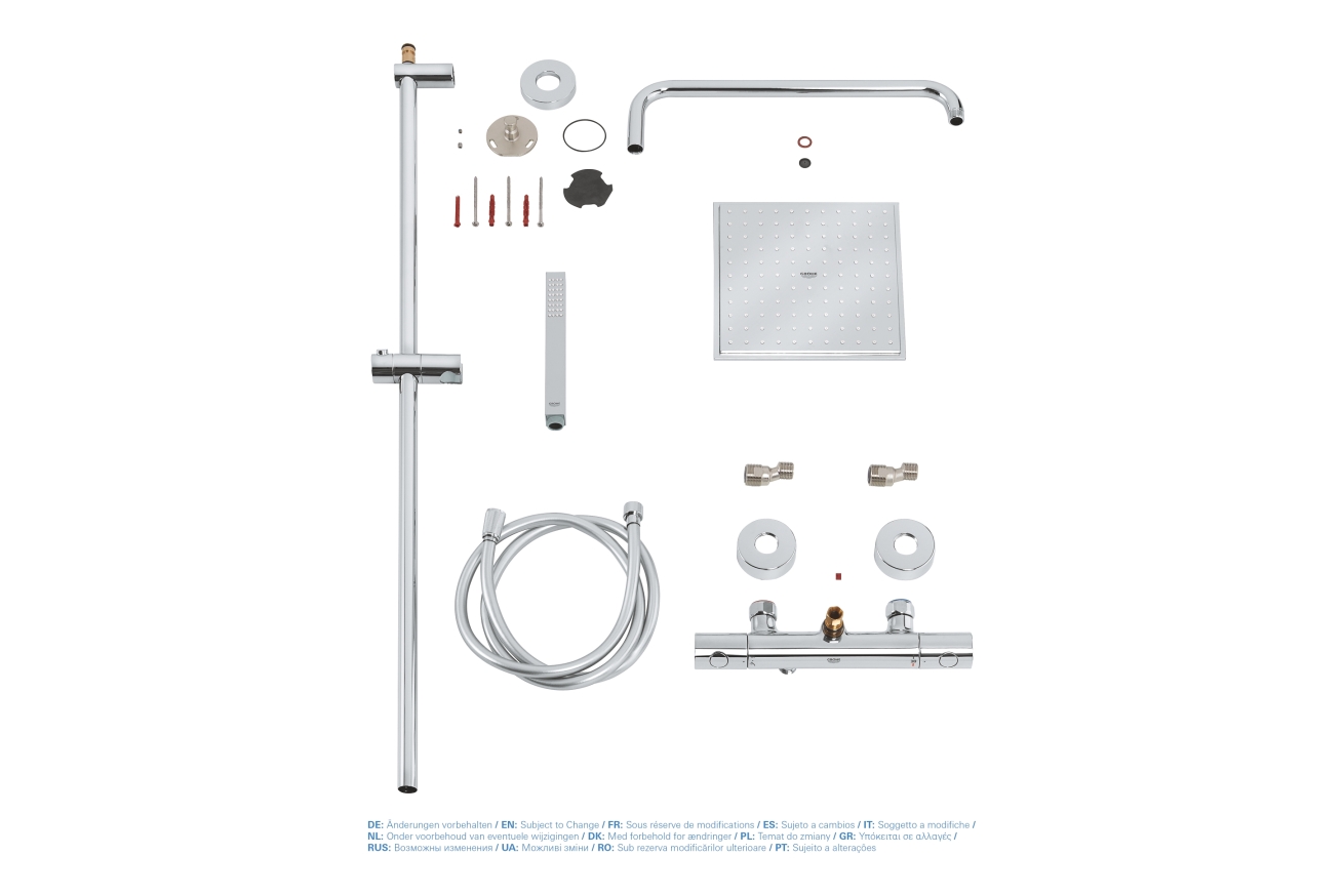 Душевая система GROHE Euphoria System 230 с термостатом для душа, хром (26187000)