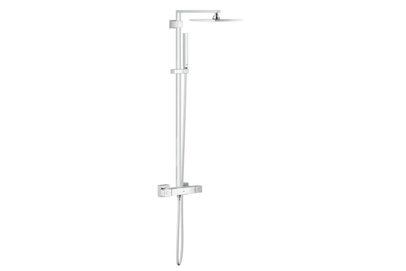 Душевая система GROHE Euphoria Cube System 230 с термостатом для душа, хром (26087000)