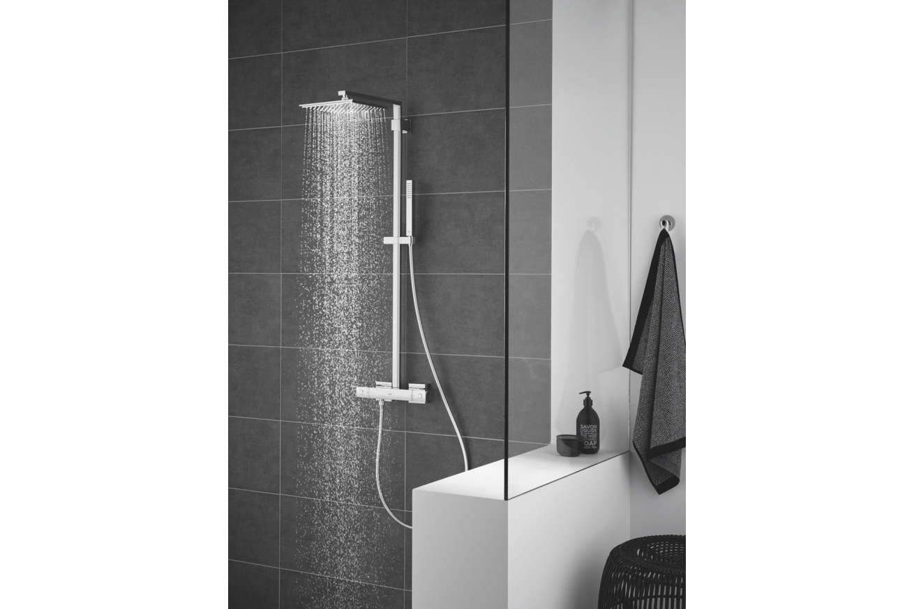 Душевая система GROHE Euphoria Cube System 230 с термостатом для душа, хром (26087000)
