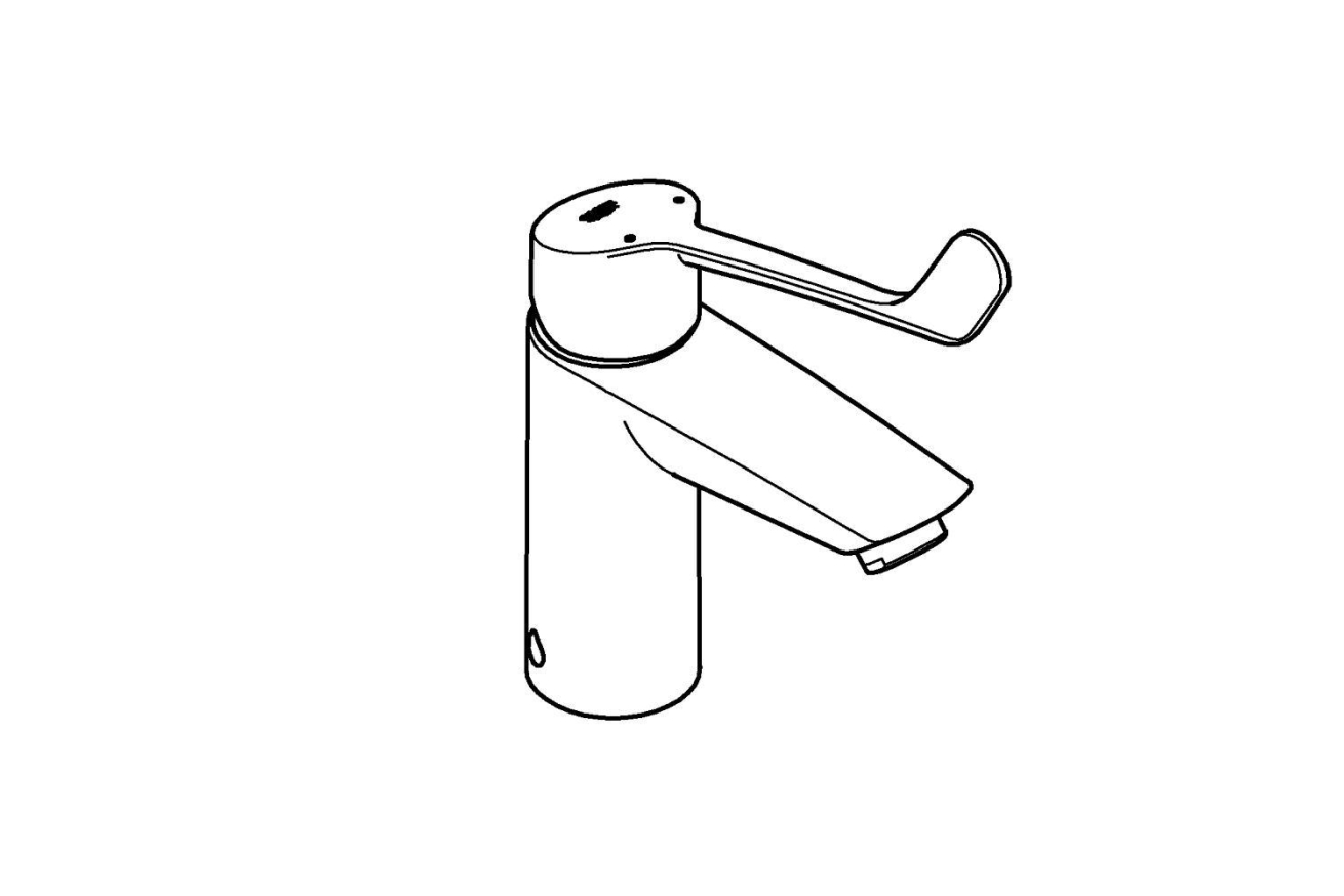 Смеситель для раковины GROHE Eurosmart, S-size, хром (23984003)