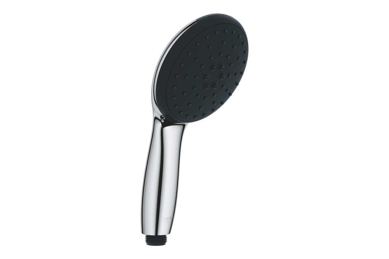 Ручной душ GROHE Purefoam 110, 7,6 л/мин, 2 режима, хром/черный (1072990000)