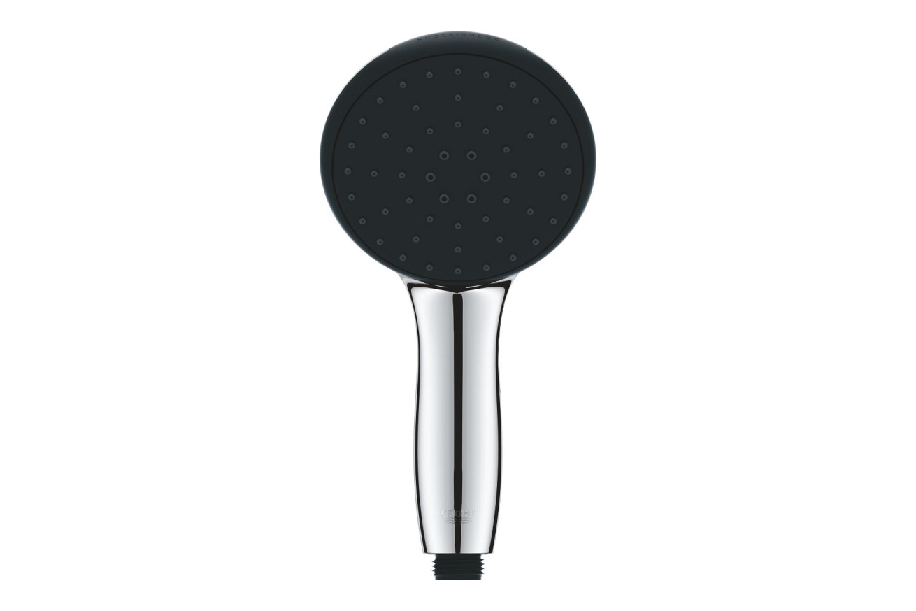 Ручной душ GROHE Purefoam 110, 7,6 л/мин, 2 режима, хром/черный (1072990000)