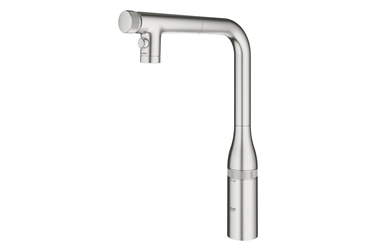 Смеситель для кухни GROHE Essence SmartControl, суперсталь (31892DC0)