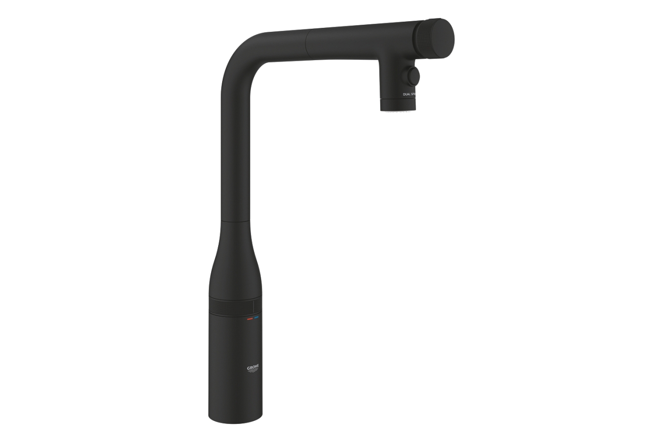 Смеситель для кухни GROHE Essence SmartControl, фантомный черный (31892KF0)