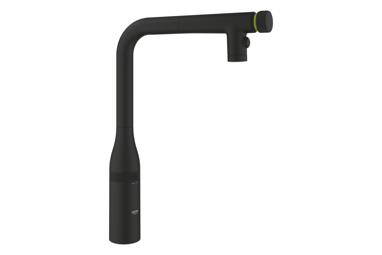 Смеситель для кухни GROHE Essence SmartControl, фантомный черный (31892KF0)