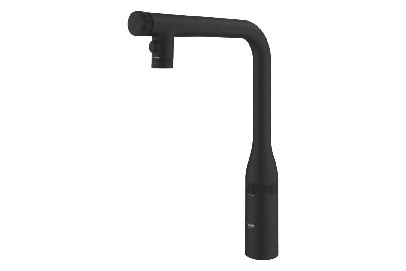 Смеситель для кухни GROHE Essence SmartControl, фантомный черный (31892KF0)