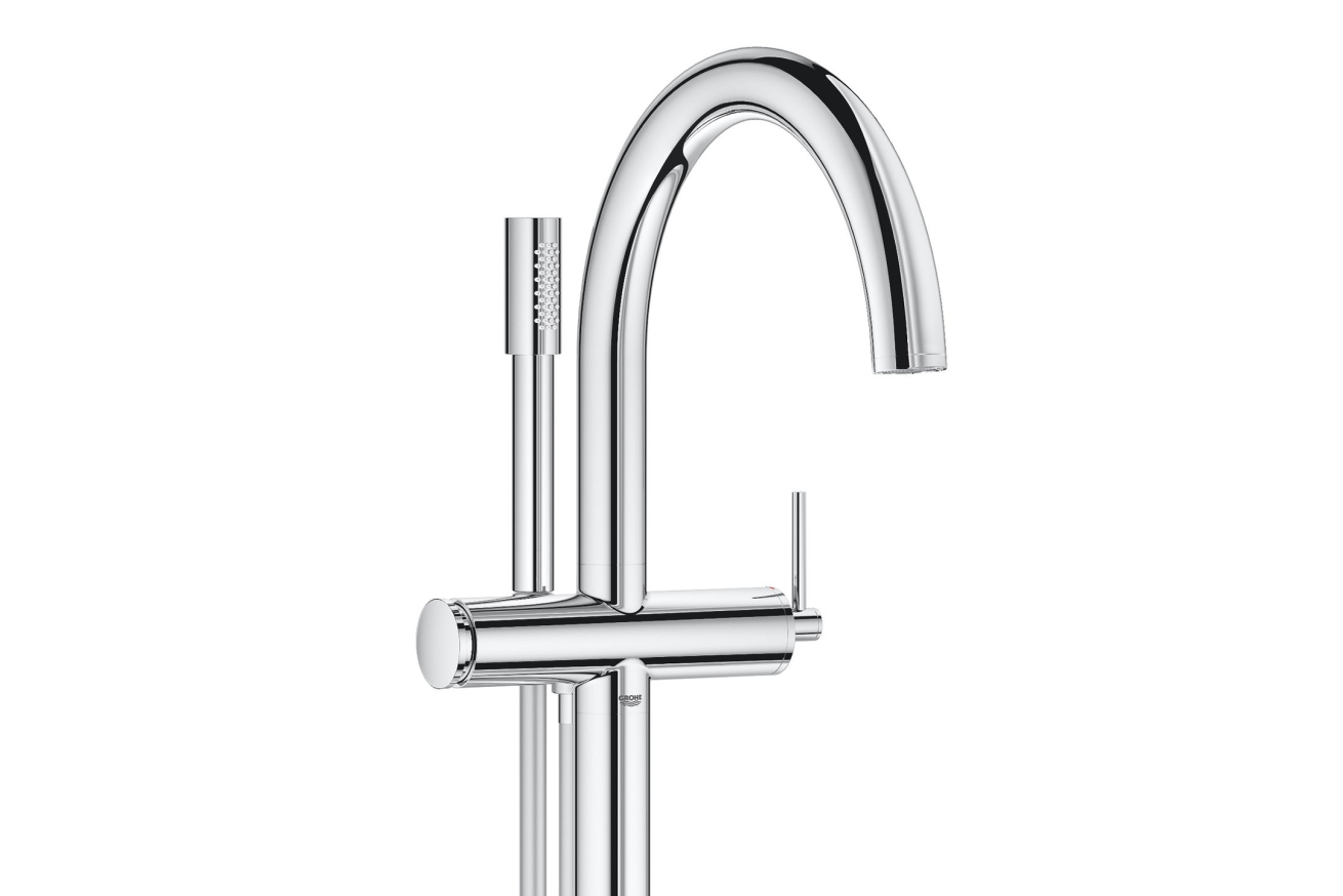Внешняя часть смесителя для ванны GROHE Atrio напольного монтажа, хром (32653003)