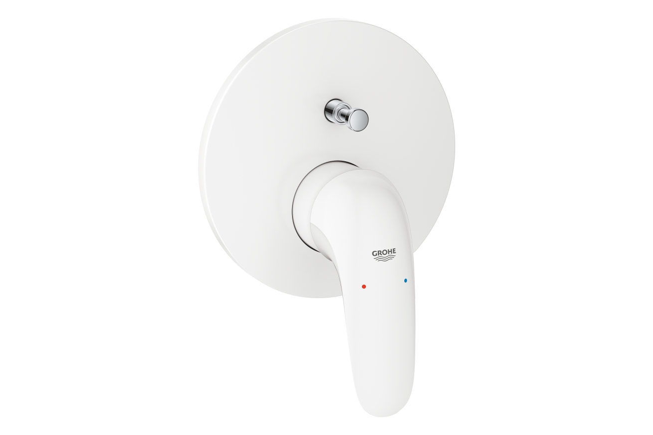 Внешняя часть смесителя для ванны GROHE Eurostyle Solid, белая луна (24047LS3)