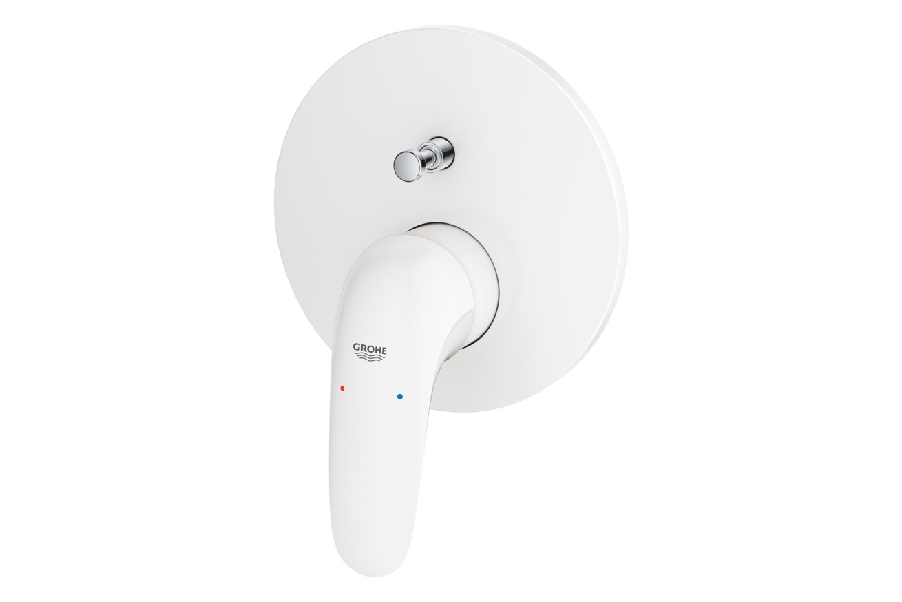 Внешняя часть смесителя для ванны GROHE Eurostyle Solid, белая луна (24047LS3)