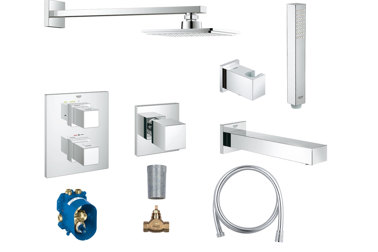 Готовый комплект для душа GROHE Grohtherm Cube (NSB0017)