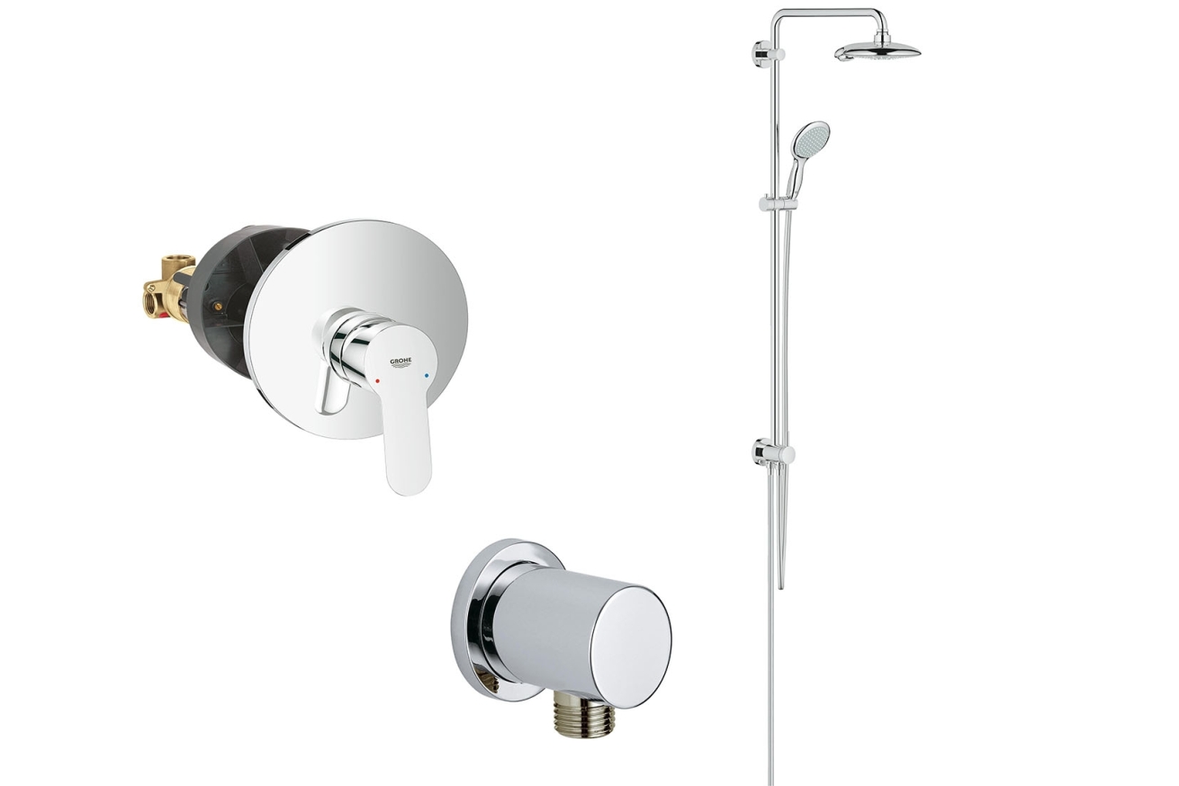 Готовый комплект для душа GROHE BauEdge (NSB0018)