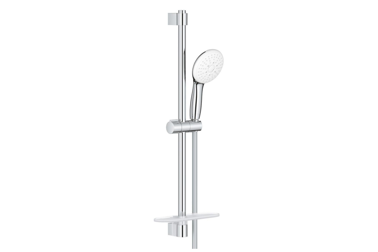Душевой гарнитур GROHE Tempesta 110 с мыльницей, 3 режима струи, душевая штанга 600 мм, 13,5 л/мин, хром (27927003)