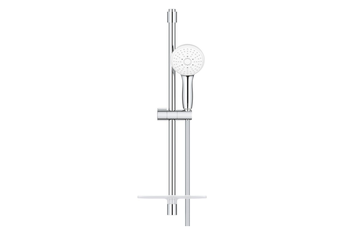 Душевой гарнитур GROHE Tempesta 110 с мыльницей, 3 режима струи, душевая штанга 600 мм, 13,5 л/мин, хром (27927003)