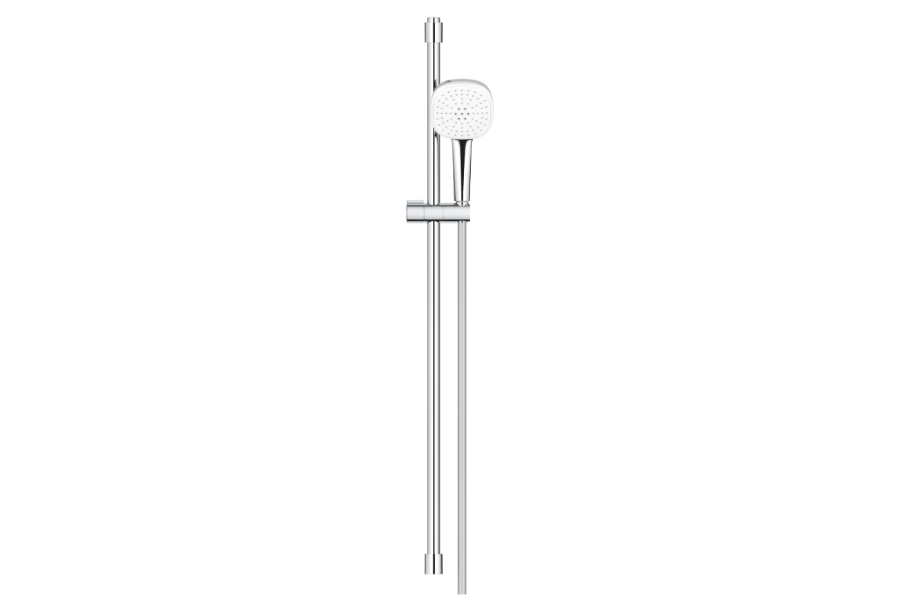 Душевой гарнитур GROHE Tempesta Cube 110, 2 режима струи, душевая штанга 900 мм, 13,5 л/мин, хром (27788003)