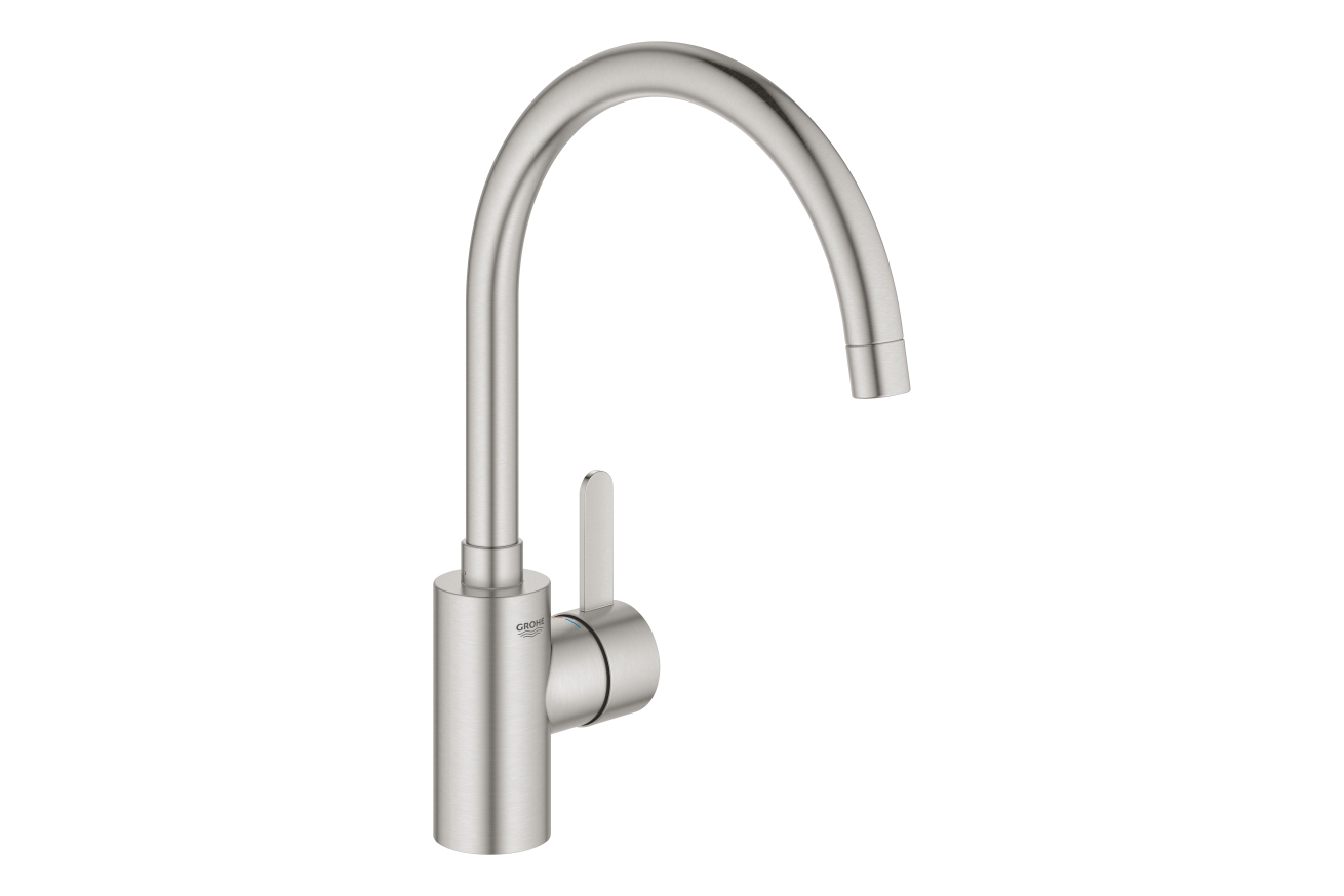 Смеситель для кухни GROHE Eurosmart Cosmopolitan, суперсталь (32843DC2)