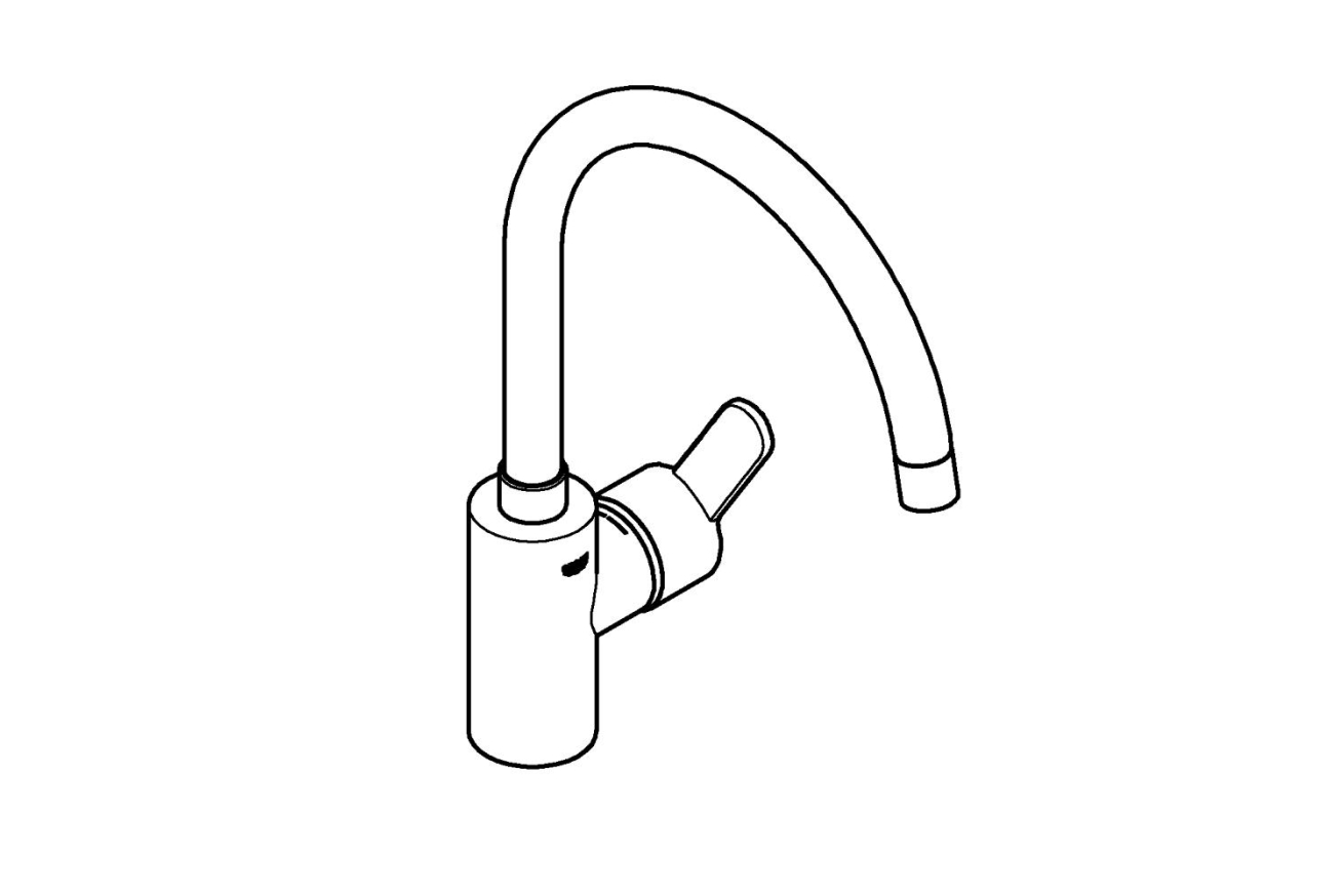 Смеситель для кухни GROHE Eurostyle Cosmopolitan, хром (33975004)
