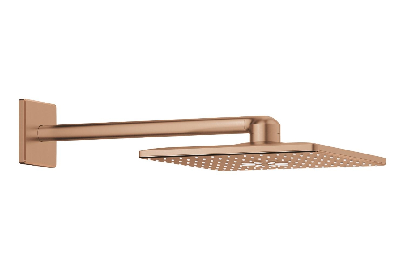 Верхний душ GROHE Rainshower SmartActive 310 Cube, 2 режима, 430 мм, теплый закат матовый (26479DL0)