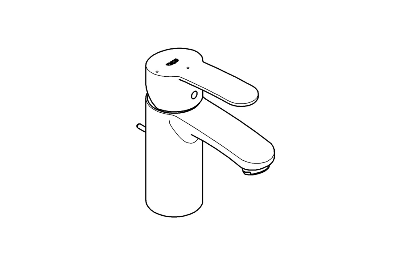 Смеситель для раковины GROHE Eurostyle Cosmopolitan, S-size, хром (2337420E)