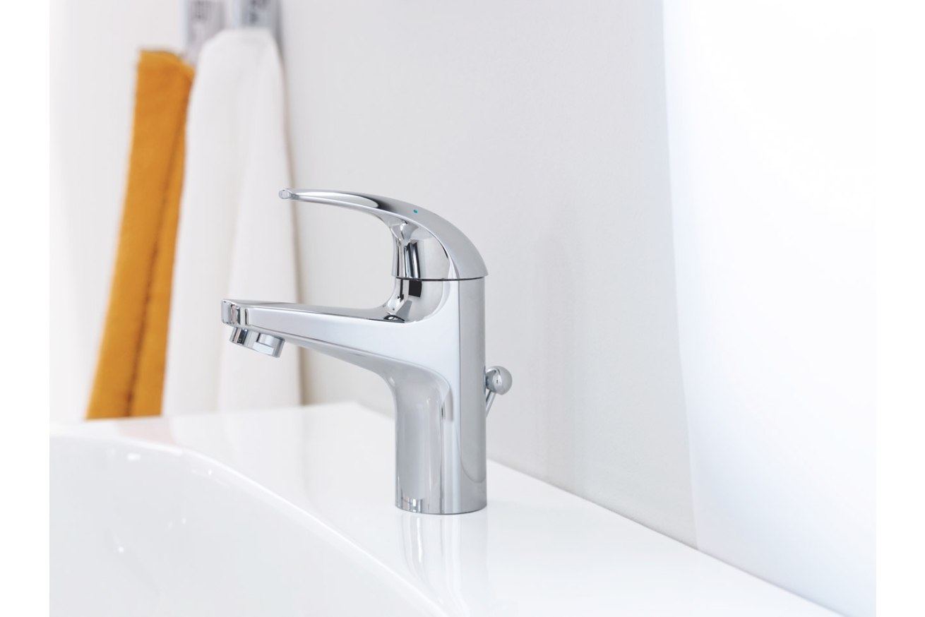 Смеситель для раковины GROHE BauCurve, хром (32805000)