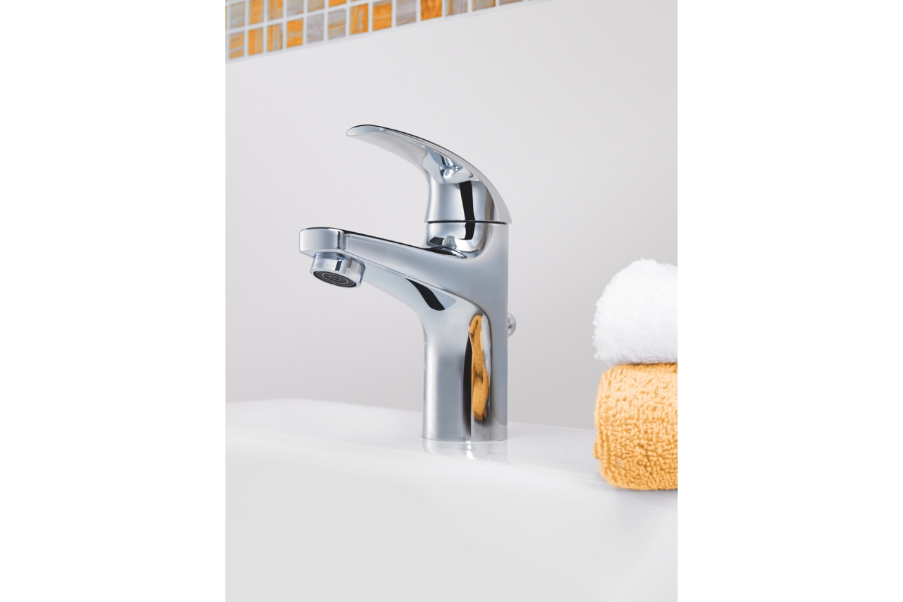 Смеситель для раковины GROHE BauCurve, хром (32805000)