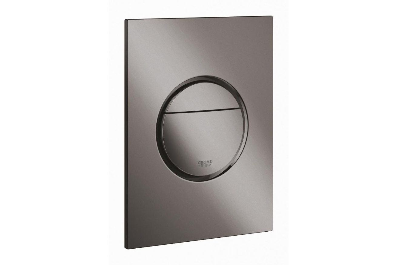 Панель смыва для унитаза GROHE Nova Cosmopolitan S, 3 режима, темный графит глянцевый (37601A00)
