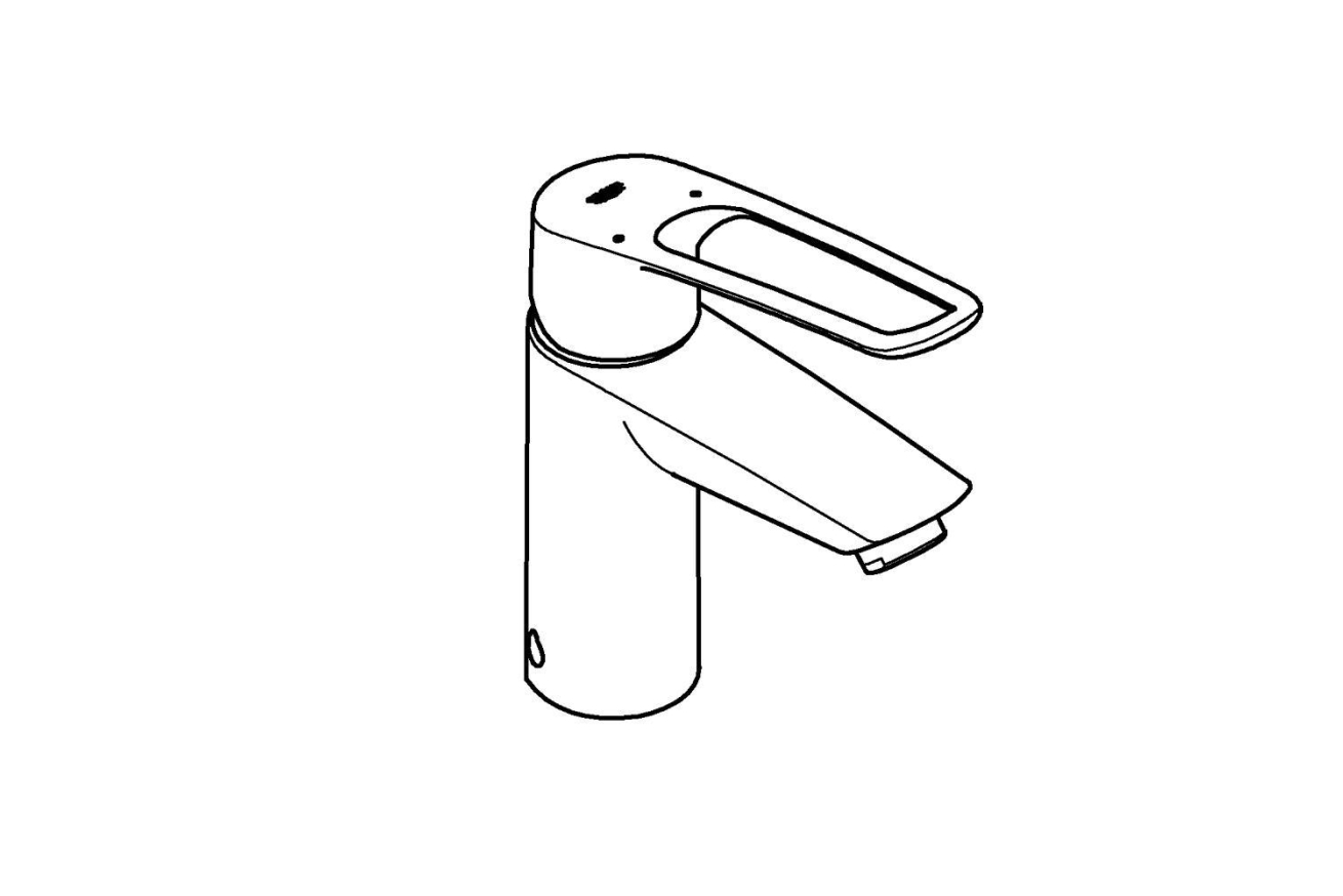 Смеситель для раковины GROHE Eurosmart, S-size, хром (23986003)