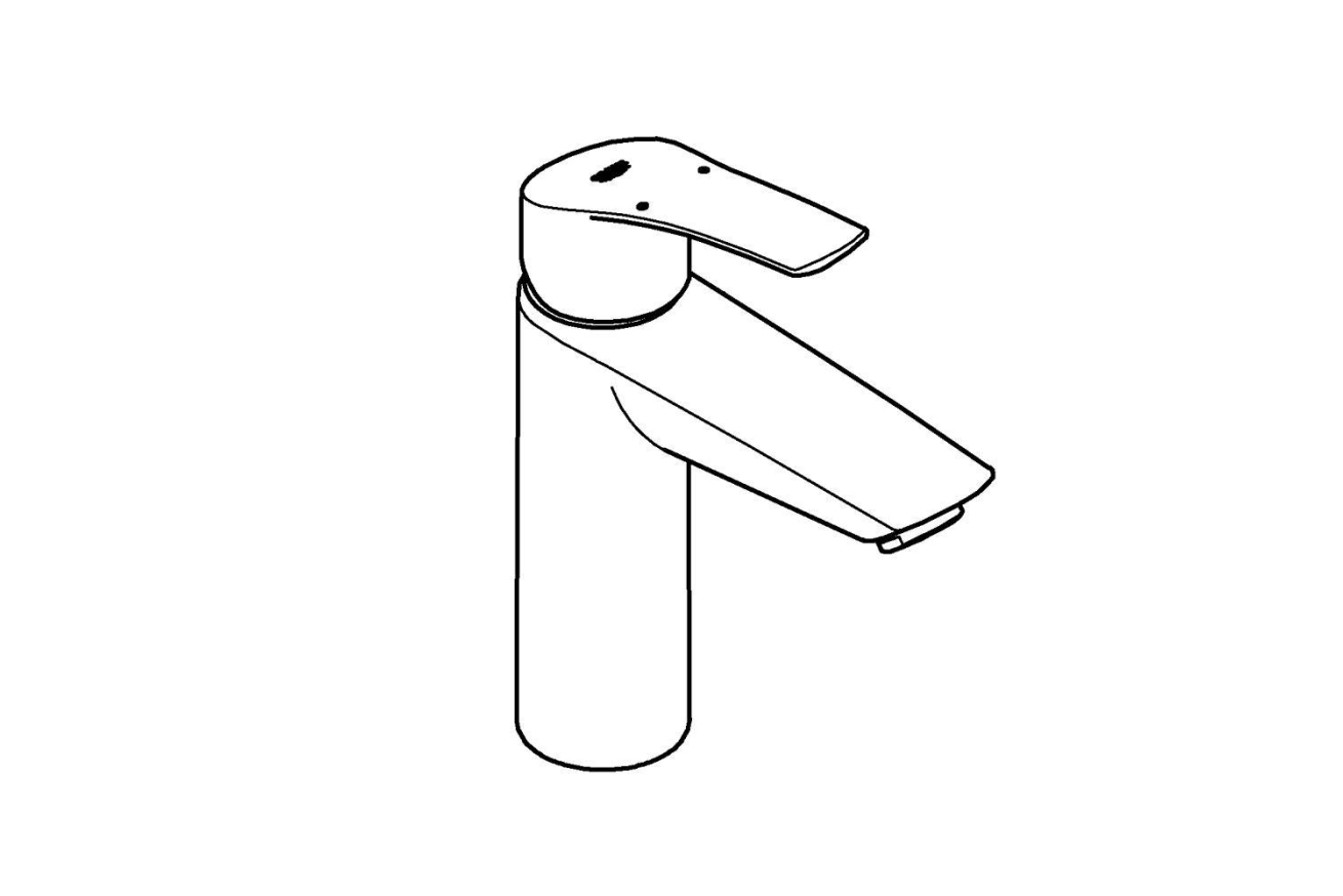 Смеситель для раковины GROHE Eurosmart, M-size, хром (23989003)