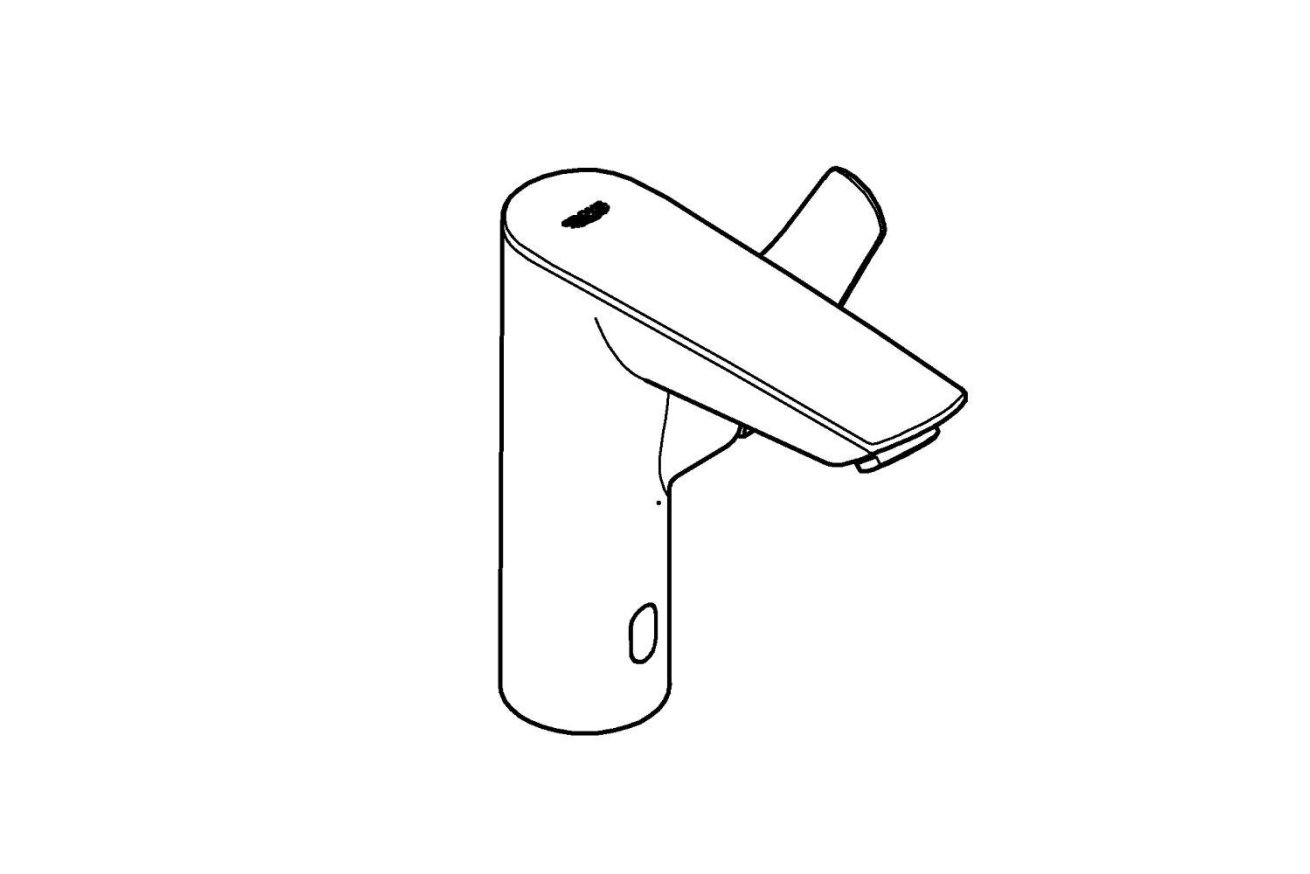 Смеситель для раковины GROHE Eurosmart, M-size, хром (23975003)