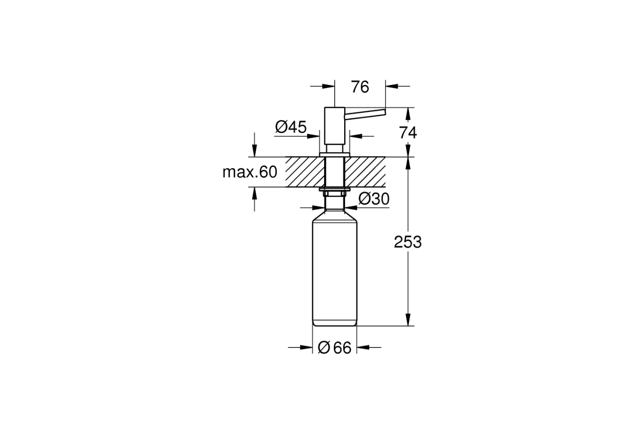 Готовый набор для кухни GROHE Eurosmart Cosmopolitan (NK0016)