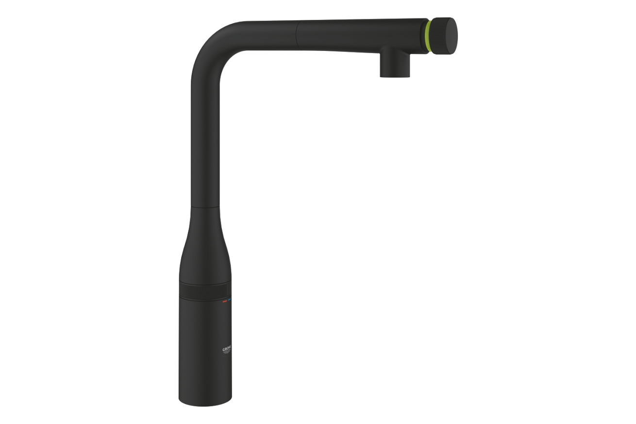 Смеситель для кухни GROHE Essence, фантомный черный (31928KF0)
