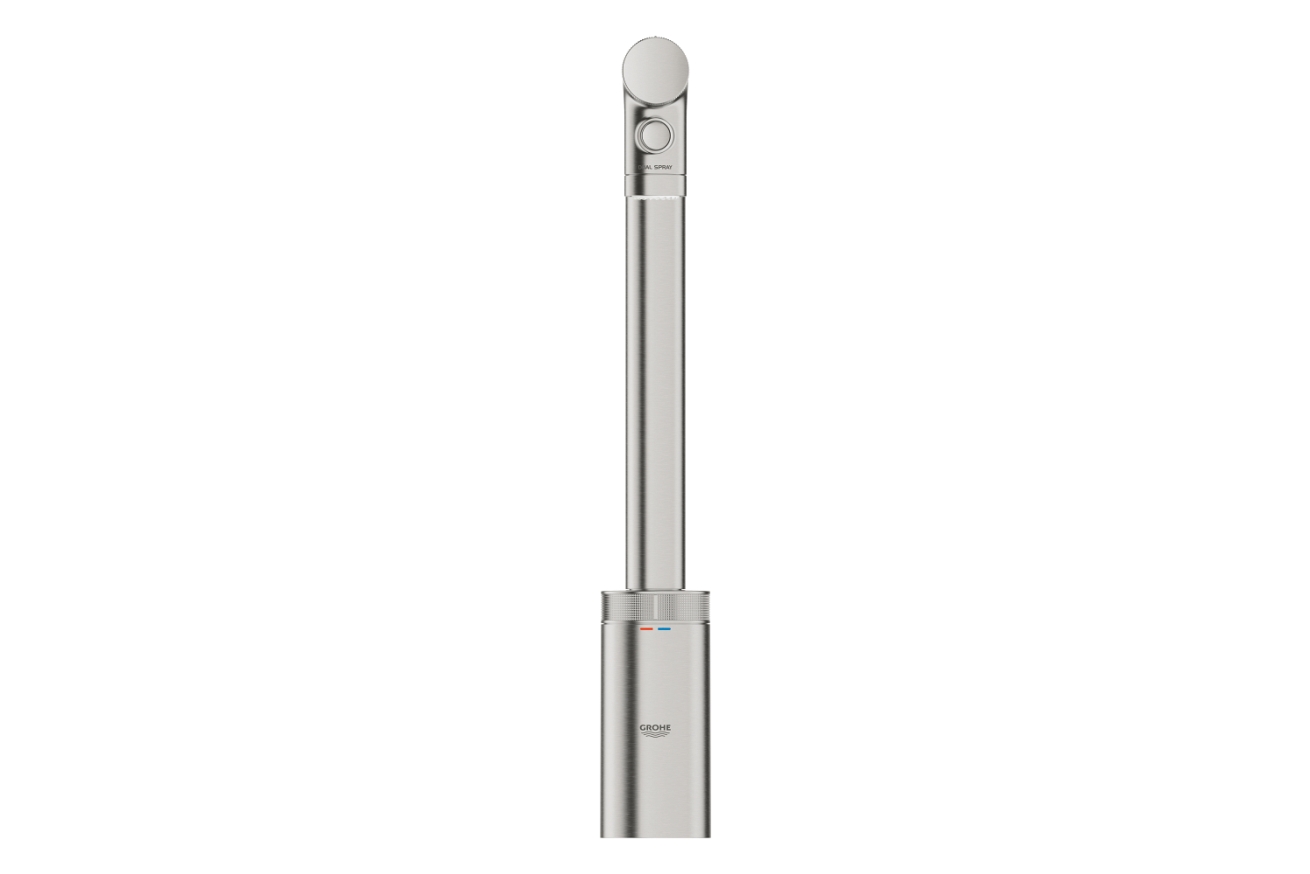Смеситель для кухни GROHE Minta SmartControl с вытяжным изливом 2jet, суперсталь (31889DC0)