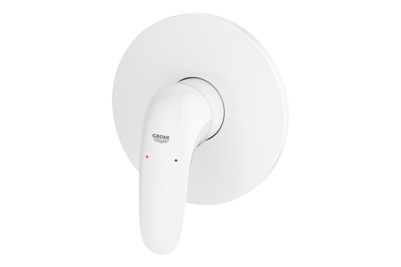 Внешняя часть смесителя для душа GROHE Eurostyle скрытого монтажа, белая луна (24046LS3)