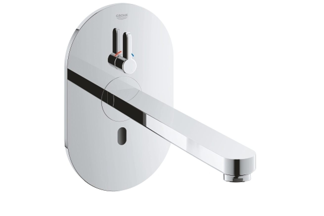 Внешняя часть смесителя для раковины GROHE Eurosmart Cosmopolitan E инфракрасный, хром (36376000)