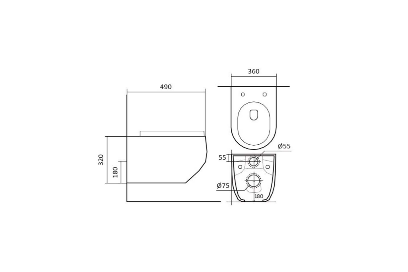 Комплект инсталляции GROHE 38775001 с унитазом Aquatek ЕВРОПА и сиденьем с микролифтом (NW0148)