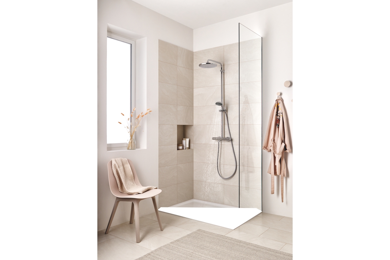 Душевая система GROHE Vitalio Start System 250 с термостатом для душа, хром (26677000)