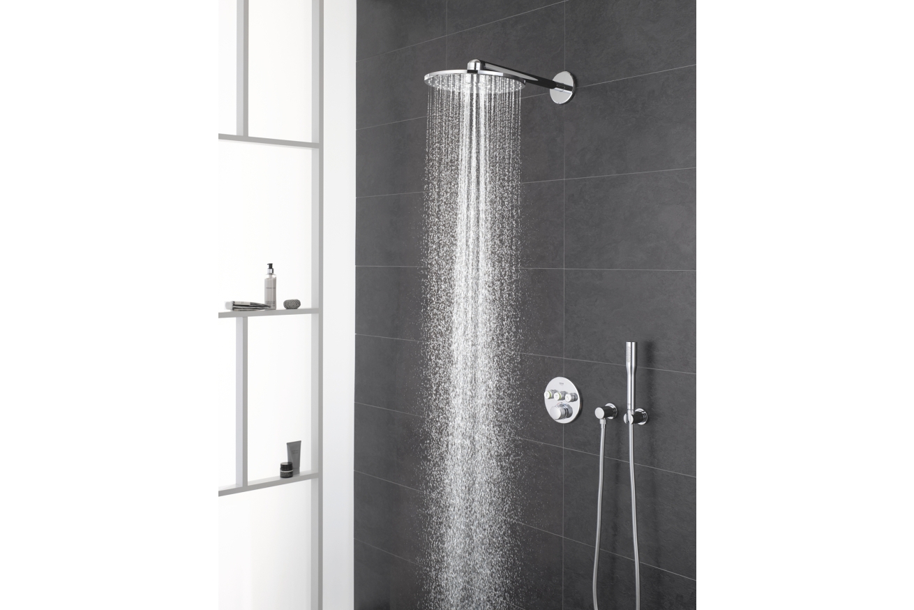 Внешняя часть термостата для ванны и душа GROHE Grohtherm SmartControl на 3 потребителя, хром (29121000)